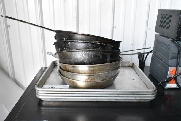 11 Various Metal Items Including Skillets and Baking Pans. 11 Times Your Bid! - Image 1 of 10