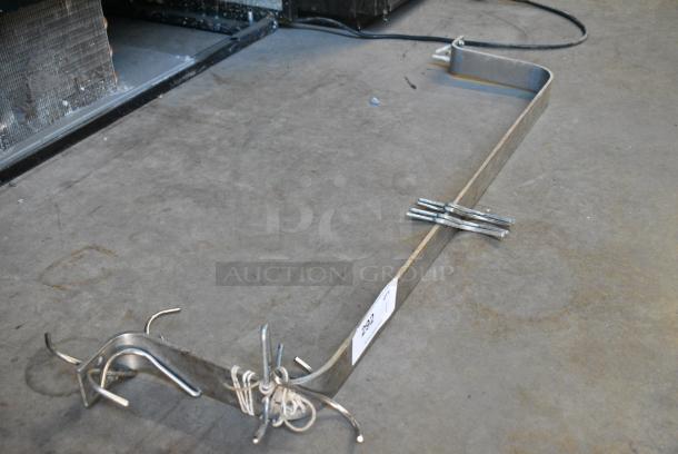Advance Tabco Metal Pot Rack w/ 9 Hooks. - Image 2 of 4