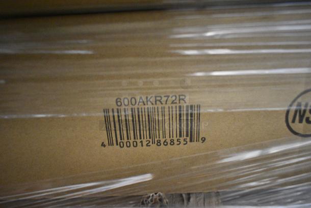 13 BRAND NEW SCRATCH AND DENT! Items Including 4 Steelton 109RACKECON 20 Pan End Load Bun / Sheet Pan Rack - Unassembled, 3493048TBA Lancaster Table & Seating 30" x 48" Rectangular Reversible White Birch / Ash Laminated Table Top, 2 Regency 600WS1884HD Regency 16 Gauge Stainless Steel 18" x 84" Heavy Duty Wall Shelf, 600AKR72R Keg Rack. 13 Times Your Bid! May Be Missing Pieces. - Image 11 of 13