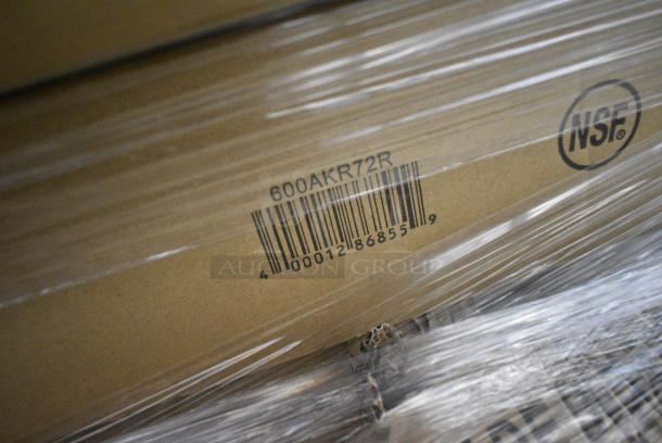 13 BRAND NEW SCRATCH AND DENT! Items Including 4 Steelton 109RACKECON 20 Pan End Load Bun / Sheet Pan Rack - Unassembled, 3493048TBA Lancaster Table & Seating 30" x 48" Rectangular Reversible White Birch / Ash Laminated Table Top, 2 Regency 600WS1884HD Regency 16 Gauge Stainless Steel 18" x 84" Heavy Duty Wall Shelf, 600AKR72R Keg Rack. 13 Times Your Bid! May Be Missing Pieces. - Image 12 of 13