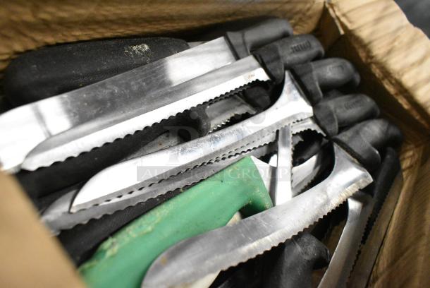 75 SHARPENED Stainless Steel Knives Including Bread Knife. 75 Times Your Bid! - Image 2 of 4