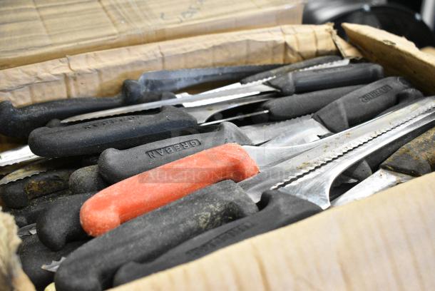 70 SHARPENED Stainless Steel Knives Including Bread Knife. 70 Times Your Bid! - Image 2 of 4