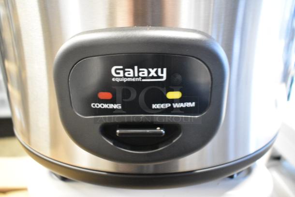 BRAND NEW SCRATCH AND DENT! Galaxy 177GRCS60 60 Cup (30 Cup Raw) Sealed Electric Rice Cooker / Warmer. 120 Volts, 1 Phase. - Image 5 of 9