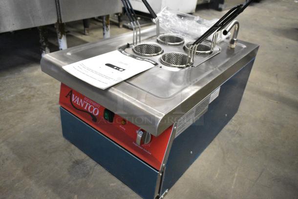 BRAND NEW SCRATCH AND DENT! Avantco 177PC201 2.1 Gallon / 8 Liter Electric Countertop Pasta Cooker / Rethermalizer. 208/240 Votls, 1 Phase. - Image 3 of 11