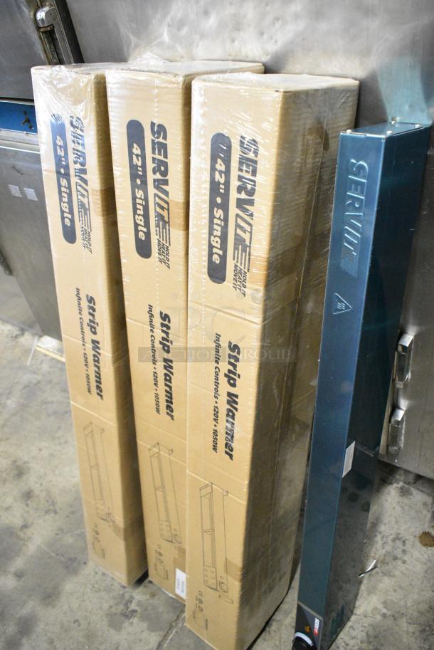 4 BRAND NEW SCRATCH AND DENT! ServIt 423SWI42 42" High Wattage Strip Warmer with Adjustable Infinite Controls. 120 Volts, 1 Phase.  4 Times Your Bid! - Image 9 of 10