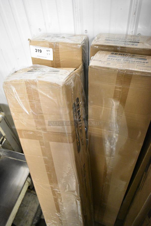 4 BRAND NEW SCRATCH AND DENT! ServIt 423SWI48CP 48" High Wattage Strip Warmer with Adjustable Infinite Controls and Cord. 120 Volts, 1 Phase. 4 Times Your Bid! - Image 8 of 8