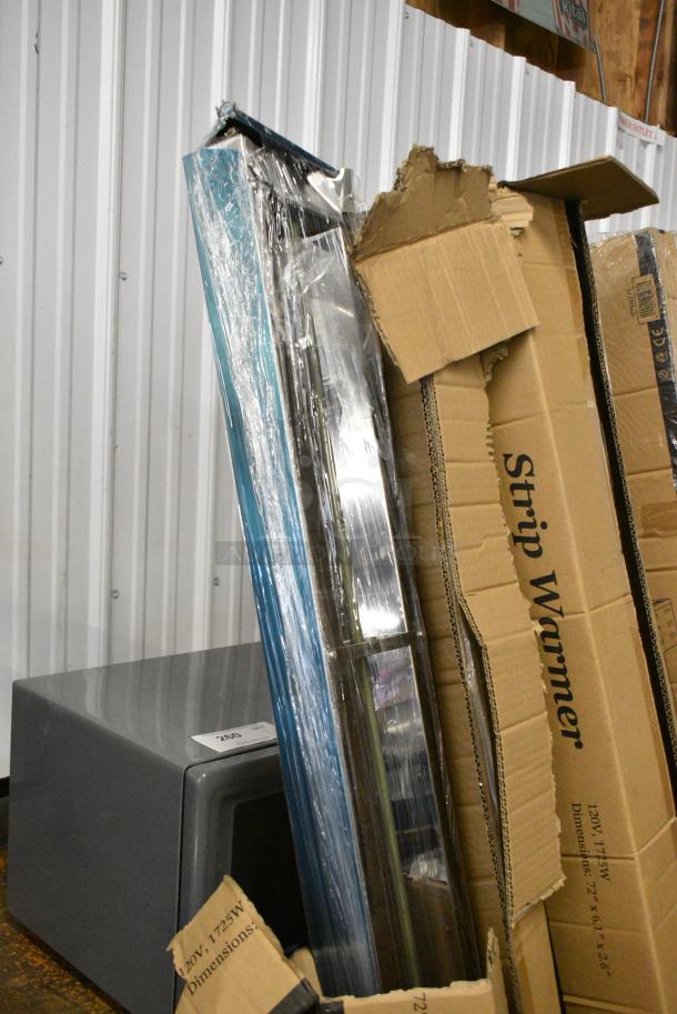 4 BRAND NEW SCRATCH AND DENT! Avantco 177SW72T 72" High Wattage Strip Warmer with On/Off Toggle Controls. 120 Volts, 1 Phase. 4 Times Your Bid! - Image 8 of 9