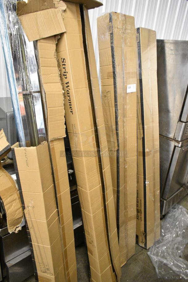 4 BRAND NEW SCRATCH AND DENT! Avantco 177SW72T 72" High Wattage Strip Warmer with On/Off Toggle Controls. 120 Volts, 1 Phase. 4 Times Your Bid! - Image 9 of 9
