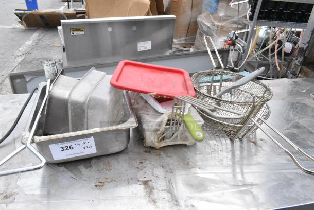 ALL ONE MONEY! Lot of Stainless Steel Drop In Bins and Baskets. - Image 1 of 5