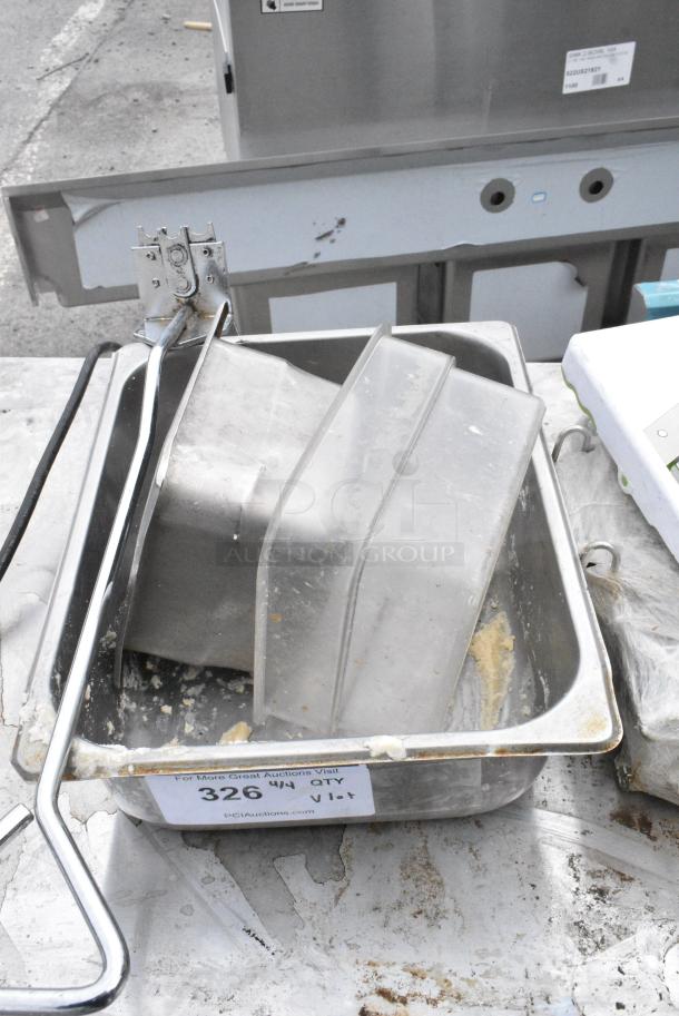 ALL ONE MONEY! Lot of Stainless Steel Drop In Bins and Baskets. - Image 5 of 5