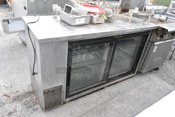 True TBB-24-60G-SD-S Metal Commercial 2 Door Back Bar Cooler Merchandiser. 115 Volts, 1 Phase. - Image 1 of 6