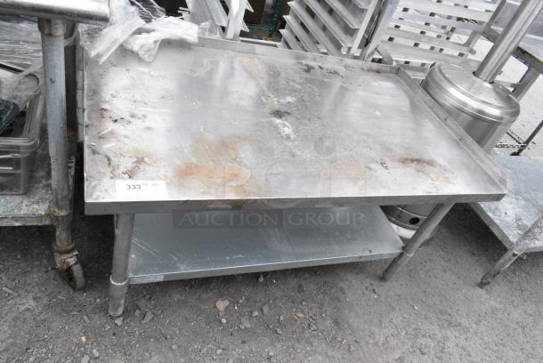 Stainless Steel Equipment Stand w/ Metal Under Shelf. - Image 1 of 5