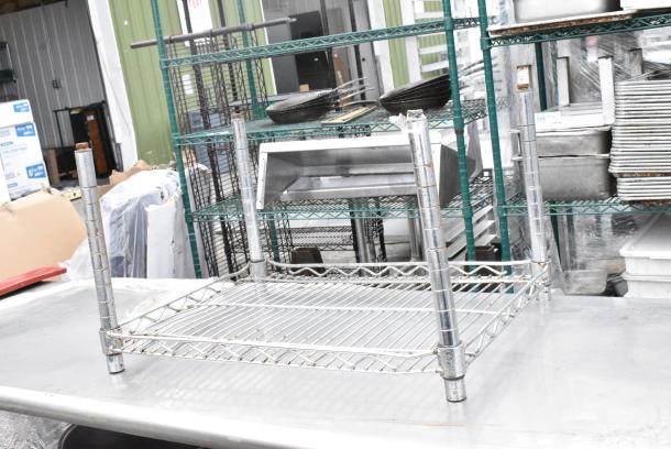 Stainless Steel Table w/ Contents and Under Shelf on Commercial Casters. - Image 3 of 7