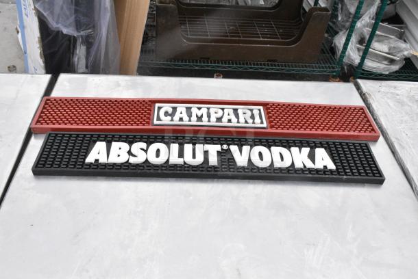 2 Bar Mats; Campari and Absolut Vodka. 2 Times Your Bid! - Image 1 of 4