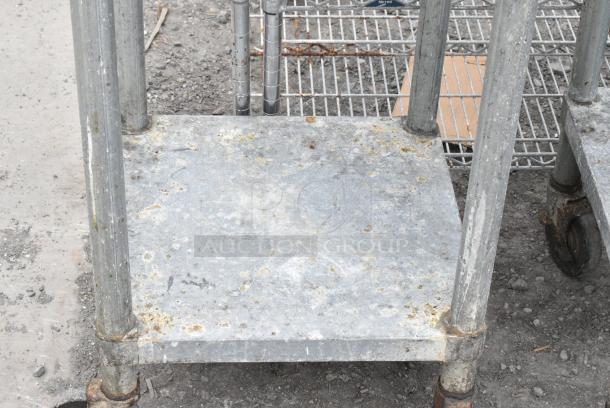Stainless Steel Table w/ Contents and Under Shelf on Commercial Casters. - Image 3 of 5