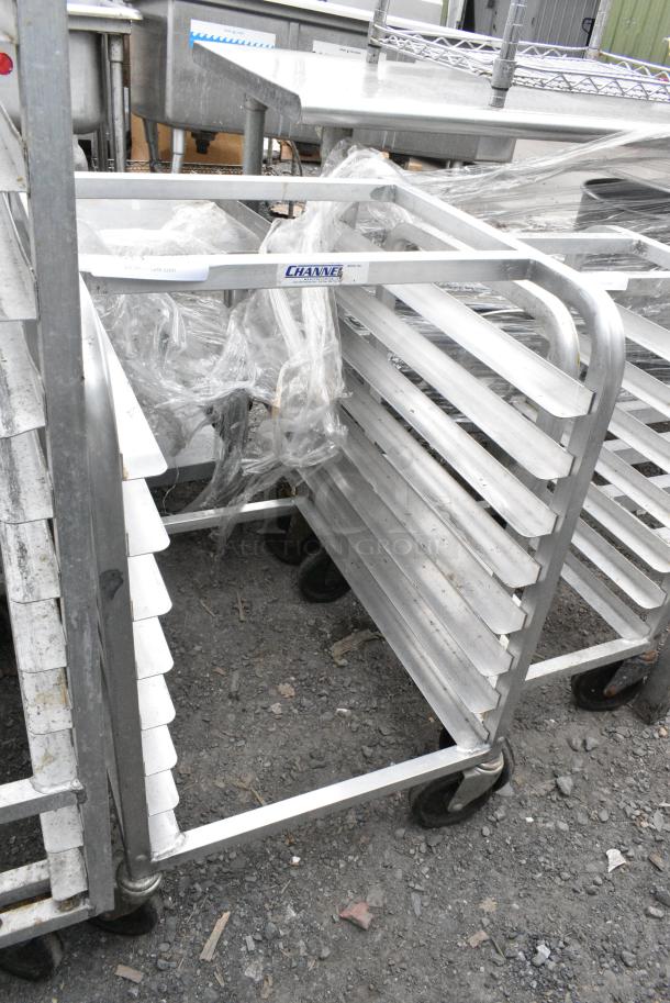 Metal Pan Transport Rack on Commercial Casters. - Image 1 of 6