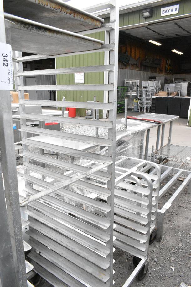 Metal Pan Transport Rack on Commercial Casters. - Image 4 of 5