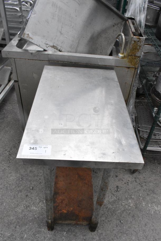 Stainless Steel Table w/ Metal Under Shelf. - Image 5 of 5