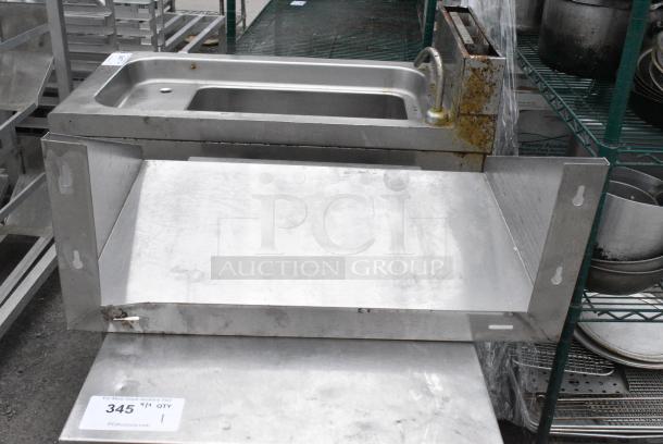 Stainless Steel Wall Mount Shelf. - Image 3 of 3