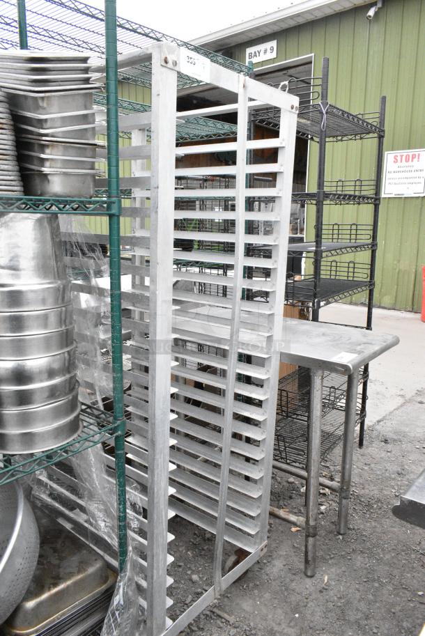 Metal Commercial Pan Transport Rack on Commercial Casters. - Image 3 of 5