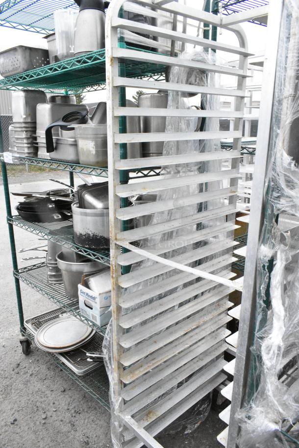 Metal Commercial Pan Transport Rack on Commercial Casters. - Image 5 of 5