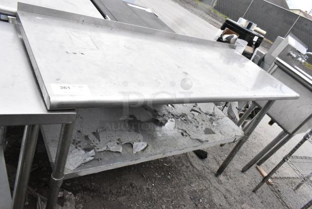 Stainless Steel Table w/ Metal Under Shelf. - Image 1 of 4