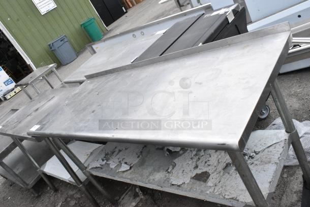 Stainless Steel Table w/ Metal Under Shelf. - Image 4 of 4