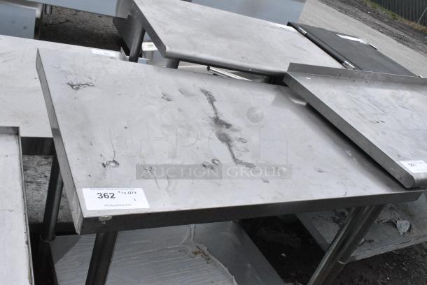 Stainless Steel Table w/ Metal Under Shelf. - Image 4 of 4