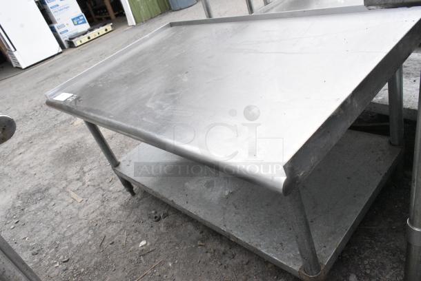 Stainless Steel Equipment Stand w/ Metal Under Shelf. - Image 2 of 4