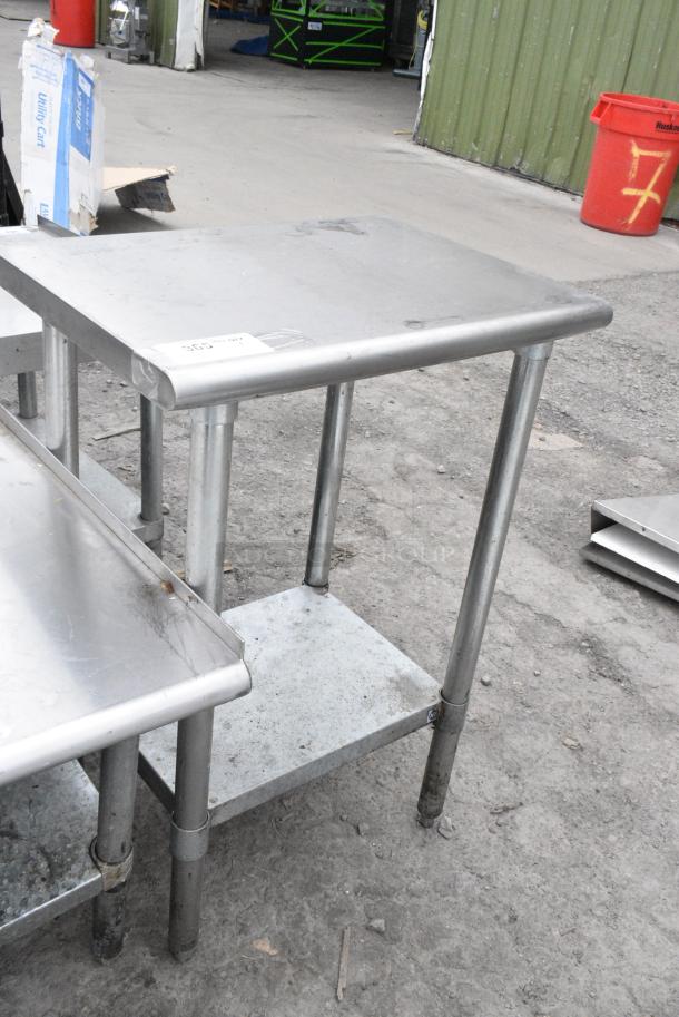 Stainless Steel Table w/ Metal Under Shelf. - Image 2 of 4