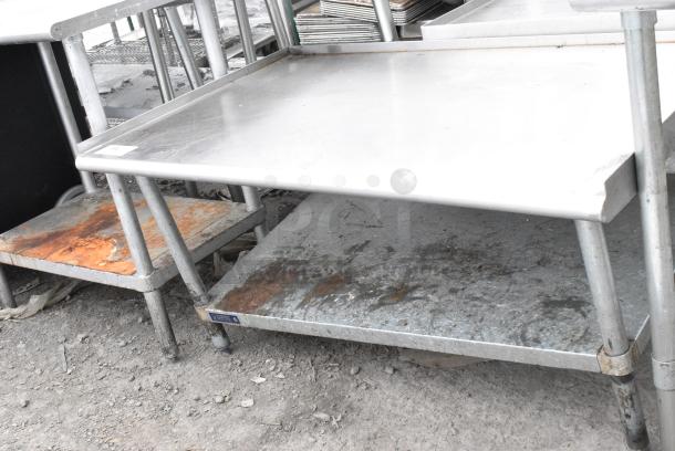 Stainless Steel Equipment Stand w/ Metal Under Shelf. - Image 1 of 5