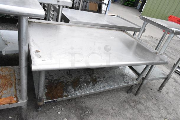 Stainless Steel Equipment Stand w/ Metal Under Shelf. - Image 2 of 5