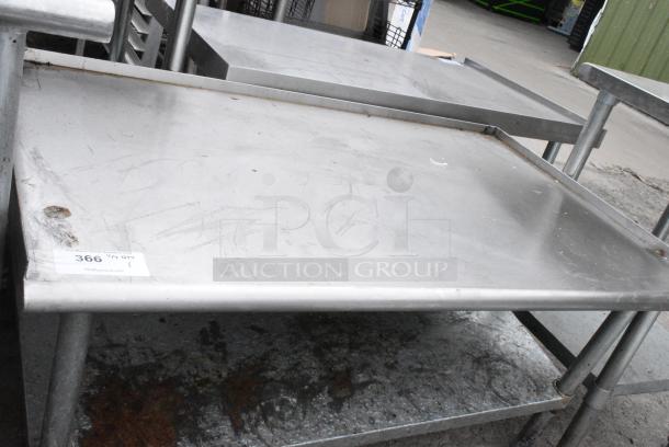 Stainless Steel Equipment Stand w/ Metal Under Shelf. - Image 4 of 5