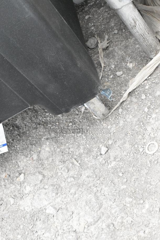 BRAND NEW SCRATCH AND DENT! Carlisle Black Poly Portable Ice Bin on Casters. - Image 2 of 6
