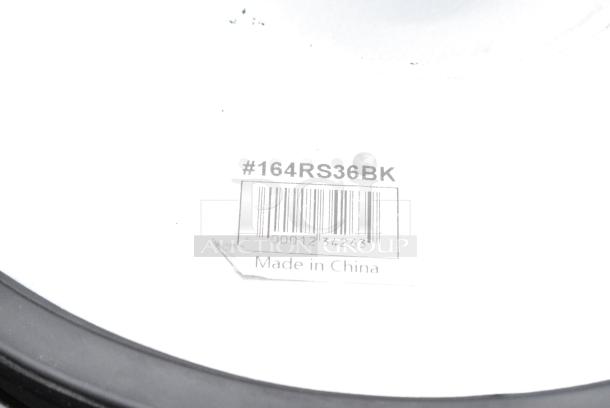 2 BRAND NEW SCRATCH AND DENT! 164RS36BK Lancaster Table & Seating 36" Black Metal Crowd Control / Guidance Stanchion with 78" Retractable Belt. Need Assembly. May Be Missing Pieces. 2 Times Your Bid! - Image 6 of 9