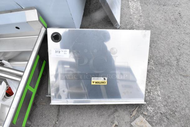 2 BRAND NEW SCRATCH AND DENT! Stainless Steel Wall Mount Shelves. 2 Times Your Bid! - Image 1 of 5