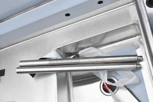 BRAND NEW SCRATCH AND DENT! Regency 600UDT50R 50" 16-Gauge Stainless Steel Soiled / Dirty Undercounter Dishtable - Right Drainboard - Image 3 of 6