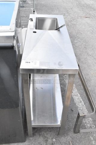 Stainless Steel Counter w./Basin.