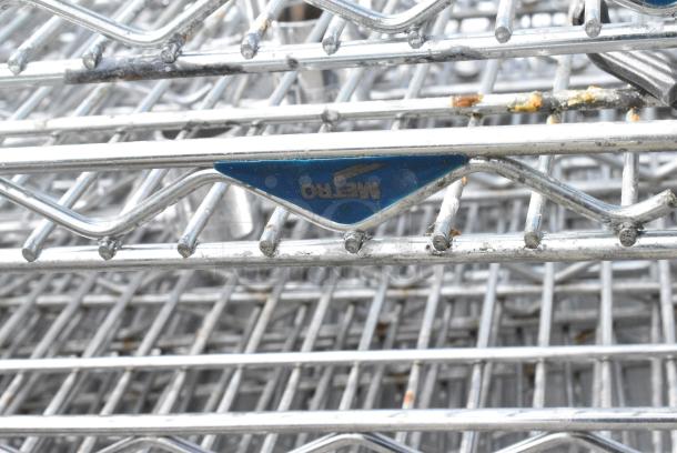 ALL ONE MONEY! Lot of 10 Chrome Finish Wire Shelves - Image 4 of 5
