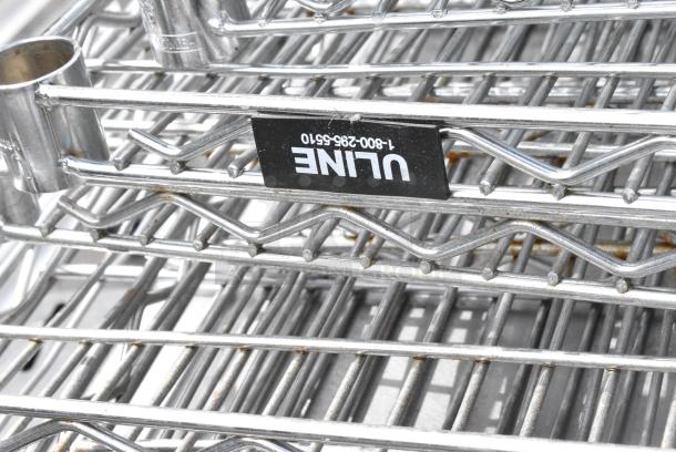 ALL ONE MONEY! Lot of 10 Chrome Finish Wire Shelves - Image 5 of 5