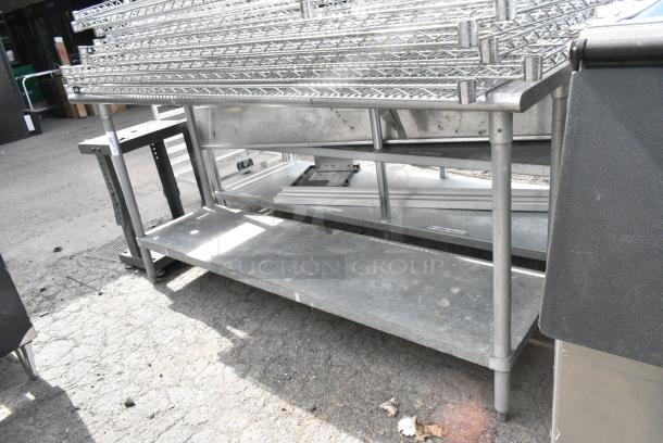 Stainless Steel Table w/ Metal Under Shelf. - Image 2 of 3