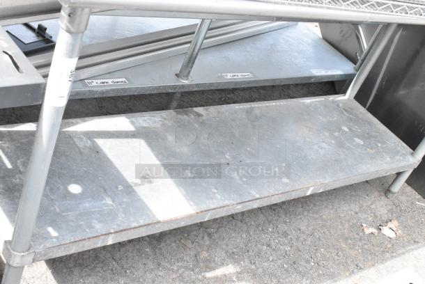 Stainless Steel Table w/ Metal Under Shelf. - Image 3 of 3