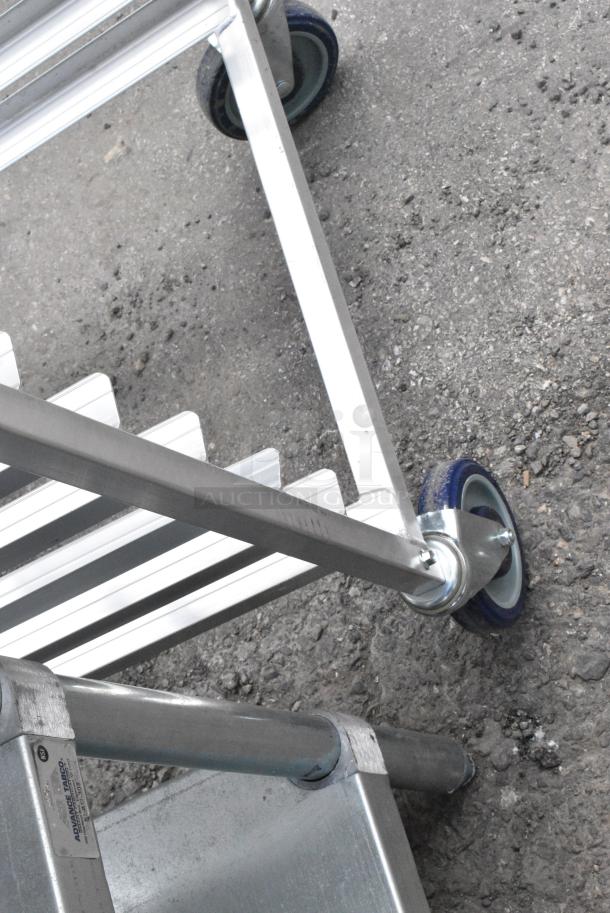 Metal Commercial Pan Transport Rack on Commercial Casters. - Image 2 of 4