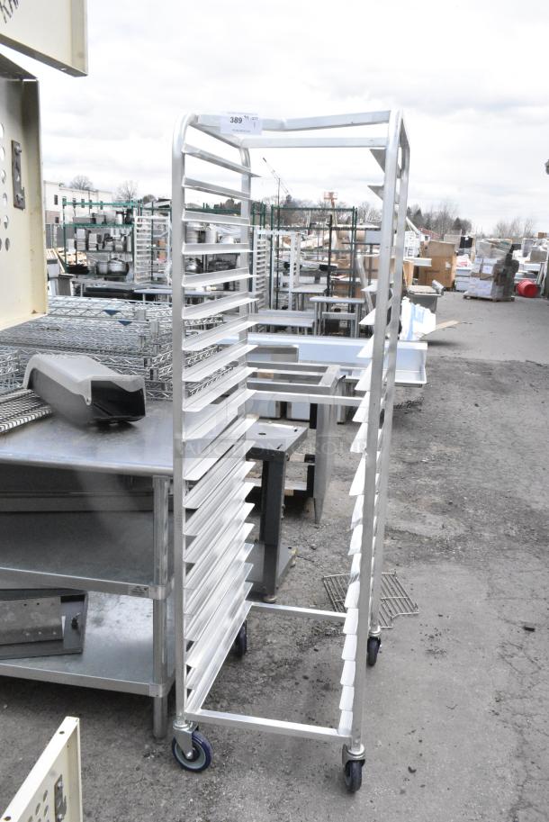 Metal Commercial Pan Transport Rack on Commercial Casters. - Image 3 of 4