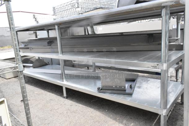 Stainless Steel Table w/ 2 Metal Under Shelf and Contents Including Wire Shelves - Image 3 of 6
