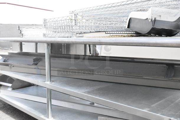 Stainless Steel Table w/ 2 Metal Under Shelf and Contents Including Wire Shelves - Image 4 of 6