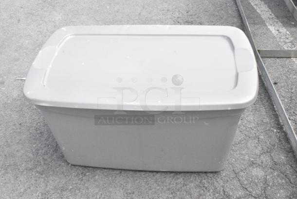Tan 30 Gallon Bin - Image 2 of 6
