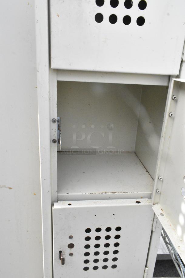 Metal 6 Cubby Locker. - Image 5 of 7