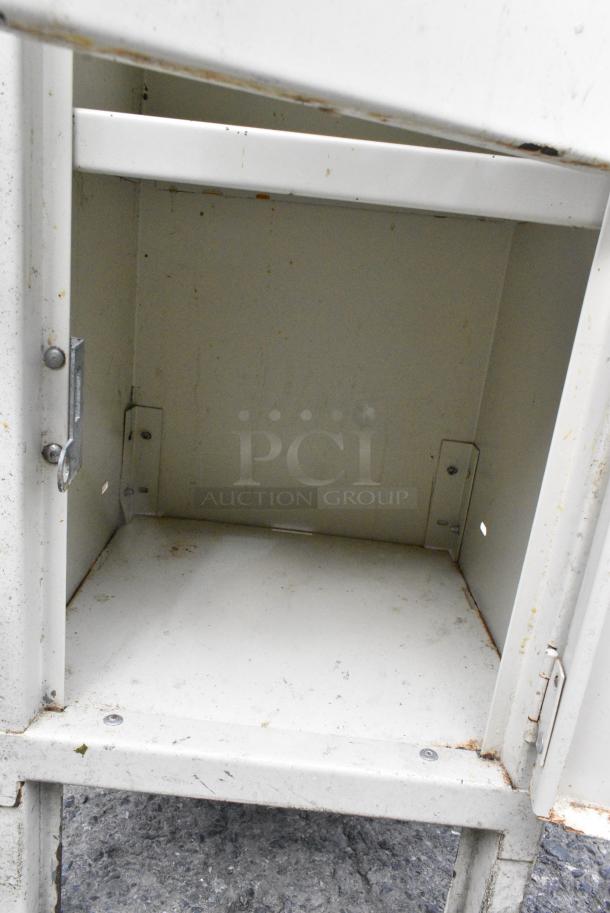 Metal 6 Cubby Locker. - Image 7 of 7