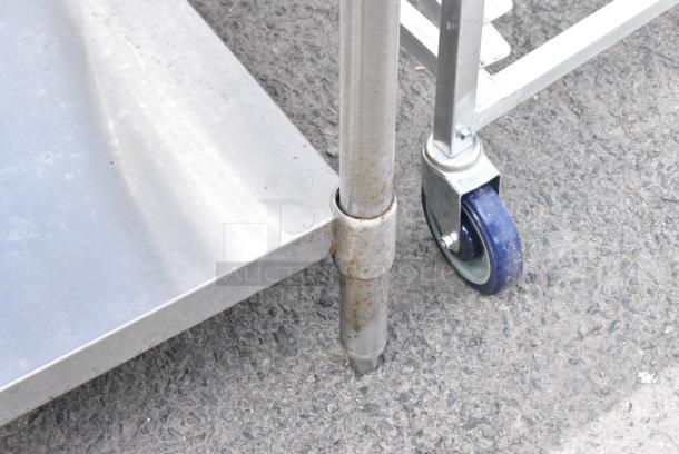 BRAND NEW SCRATCH AND DENT! Metal Commercial Pan Transport Rack on Commercial Casters. - Image 3 of 4